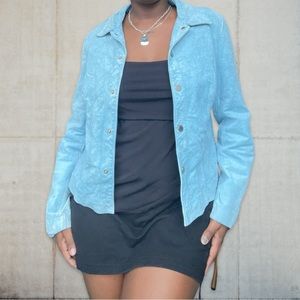 Bernardo Suede Leather Jacket